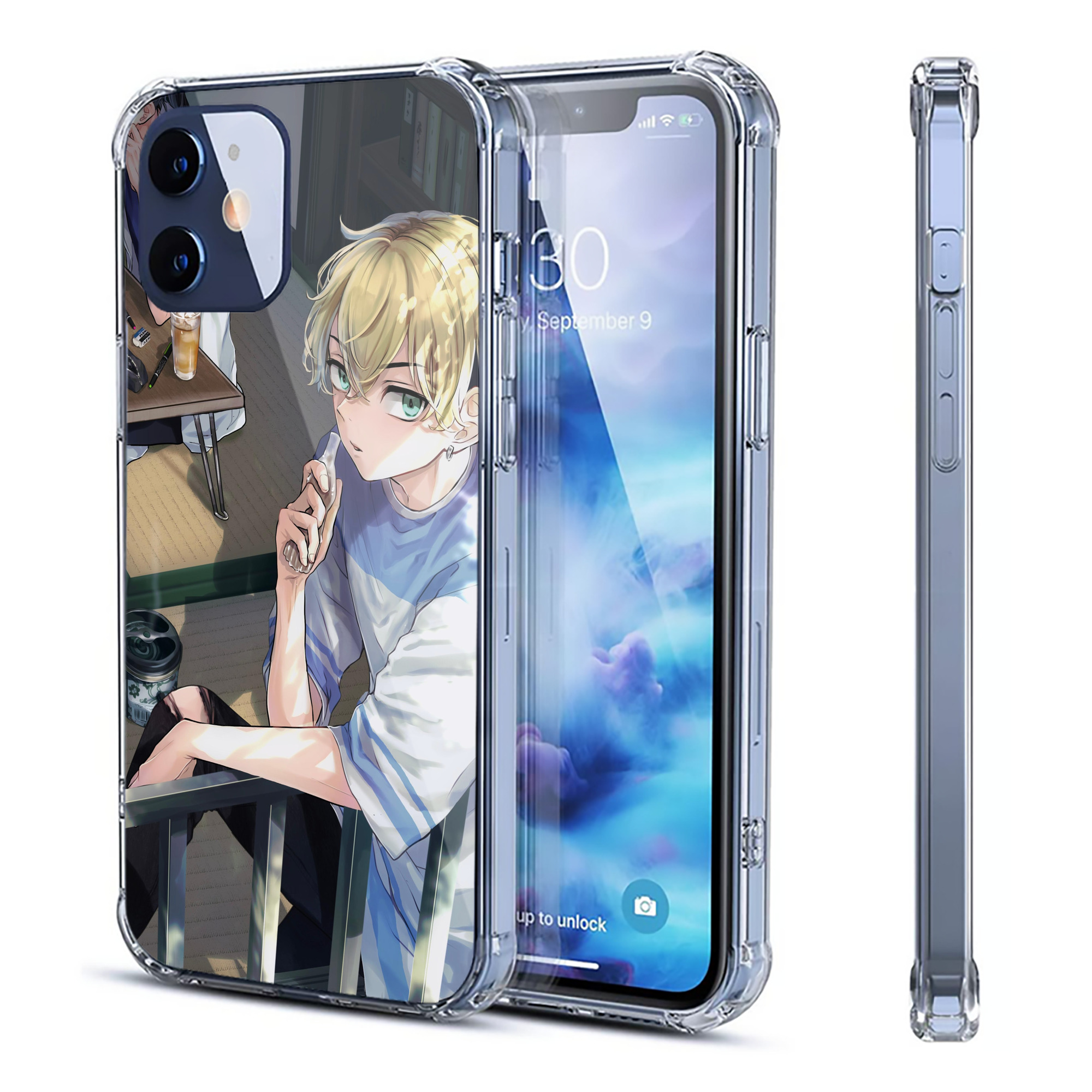 （画像用） 東京リベンジャーズ Tokyo Revengers 【iPhone 12シリーズ対応】透明スマホケース（クリアソフトケース）